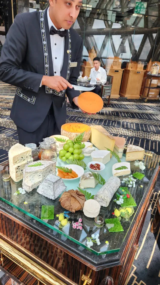 French selection of cheese platter