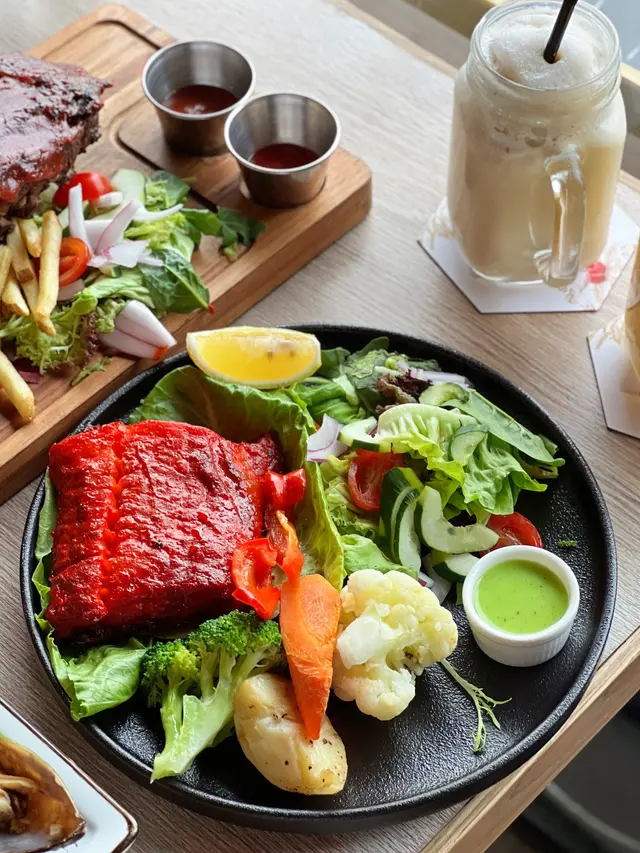 香料烤比目魚柳