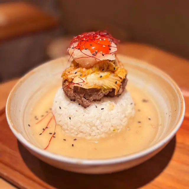 手打和牛漢堡扒丼飯 