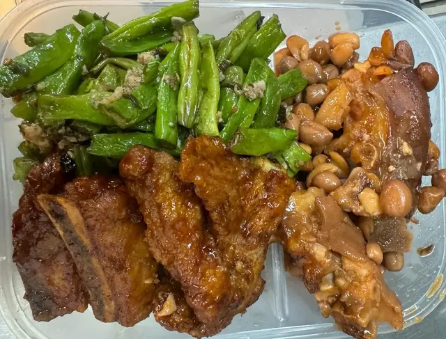 豬排 南乳豬手花生 四季豆