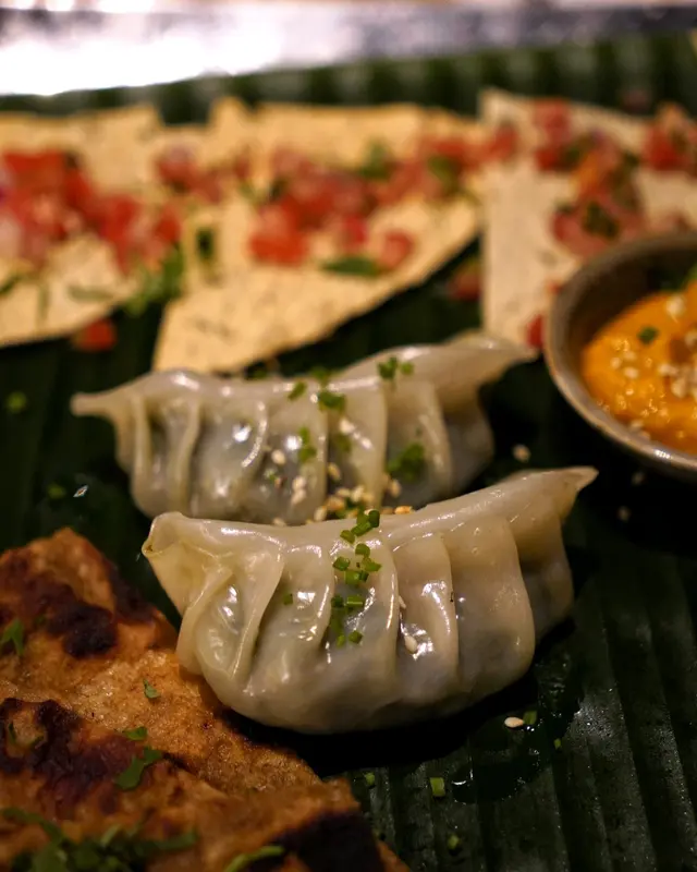 Spinach and Ricotta Momo