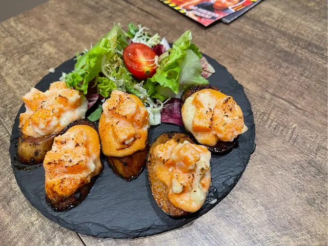 火炙明太子山藥煎