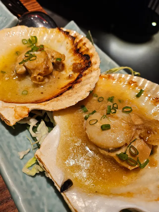 清酒牛油燒帆立貝