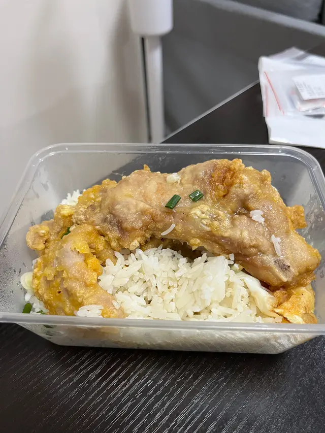 蒜香豬扒菜飯