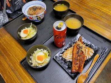 盐烧牛舌定食 & 蒲烧鳗鱼定食
