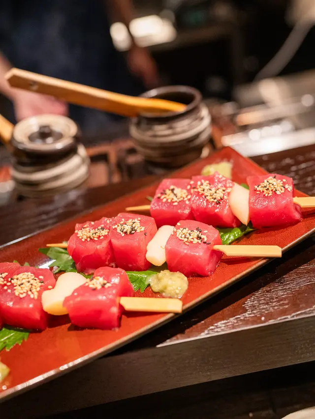 鮪魚赤身刺身串