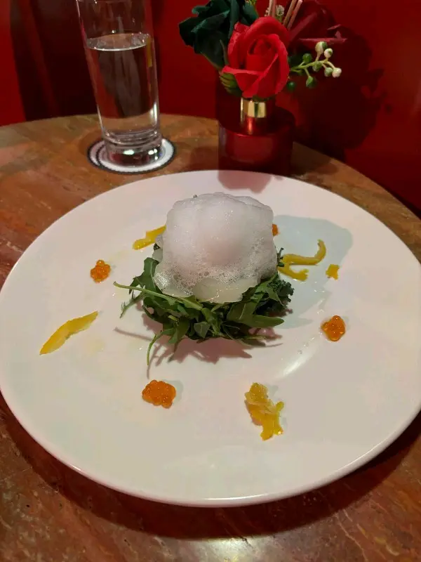 北海道帶子刺身沙律