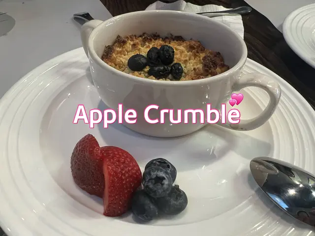 Apple crumble