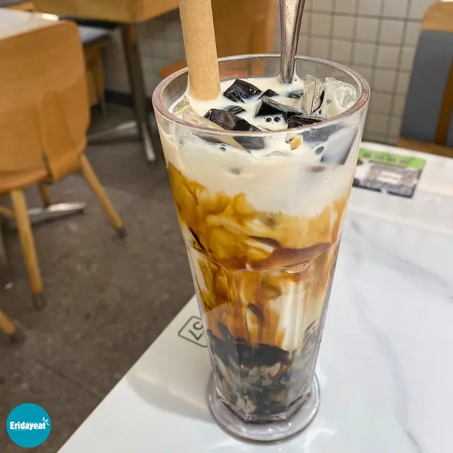 黑糖牛乳涼粉冰