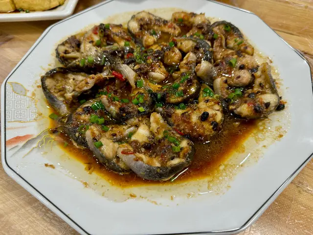 豉汁蒸蟠龍鱔半條