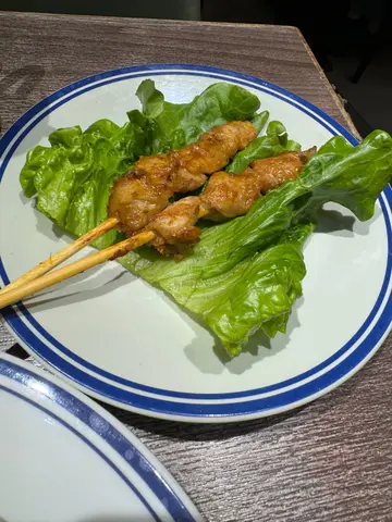 沙嗲鸡肉串烧
