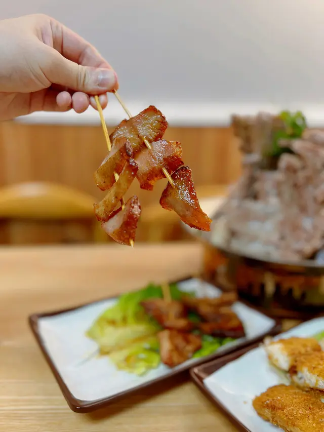 串燒豬頸肉(4串)