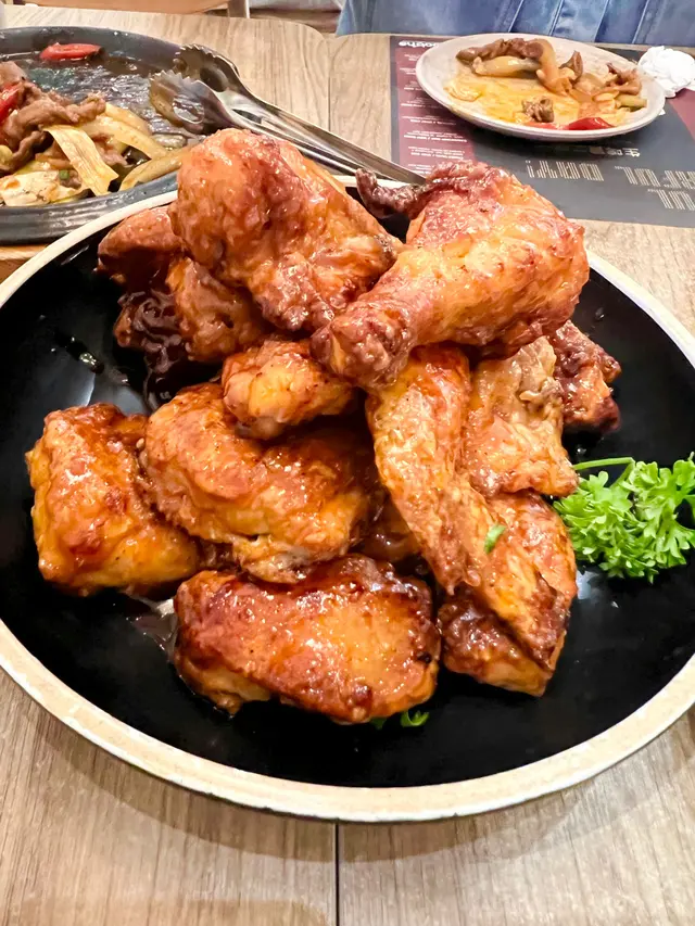 甜辣烤雞
