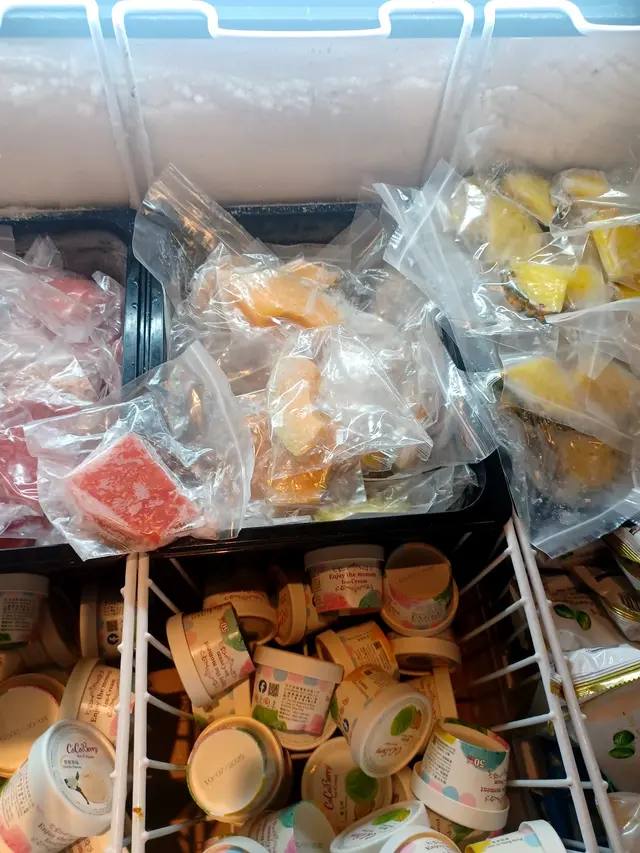 大量冰水果雪條