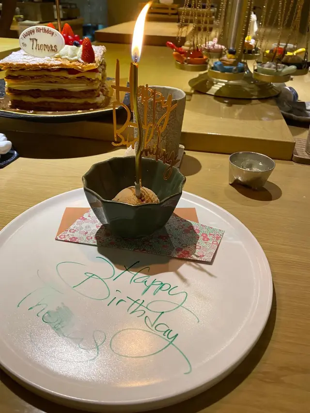 雖然只是生日小雪糕，但是看到心意的