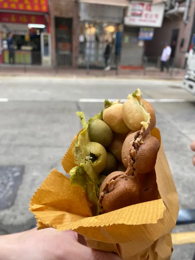 朱古力原味抹茶雞蛋仔