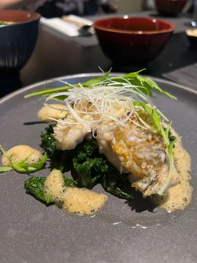 味噌芥末甘鯛立鱗燒