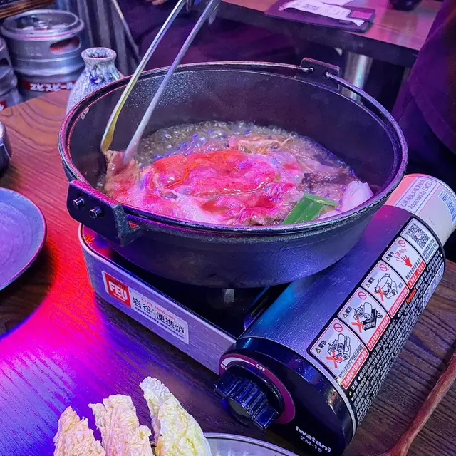 美國頂級牛頸脊＋岩手縣和牛壽喜燒燉飯
