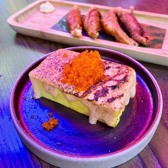 明太子玉子燒、炸雞皮餃子