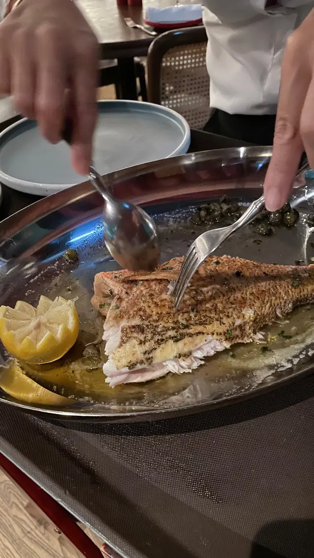 法式煎原條鯛魚