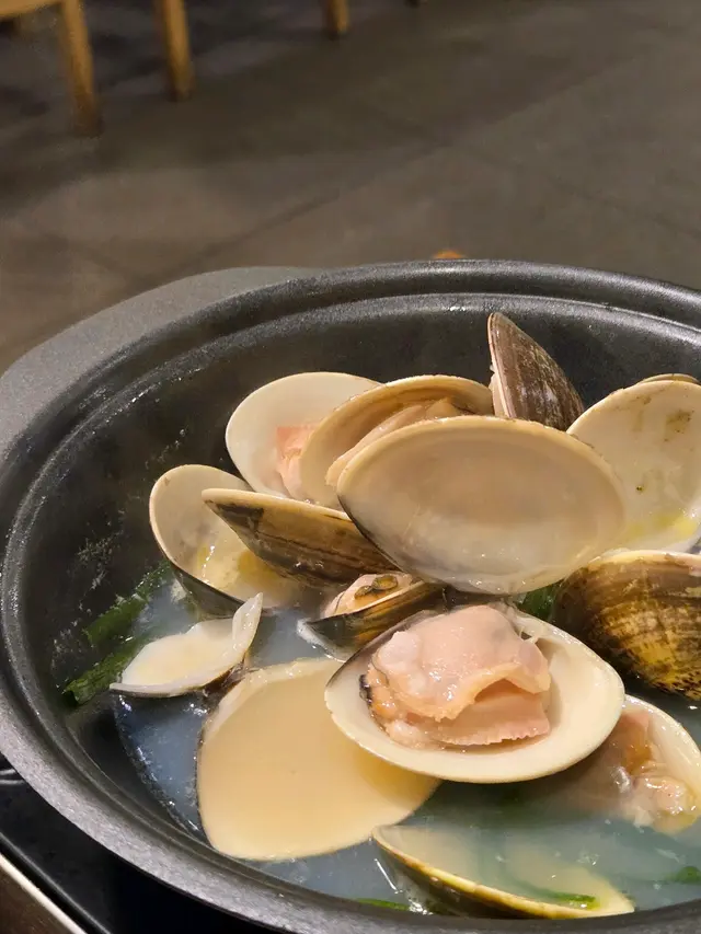 陶板清酒煮蜆
