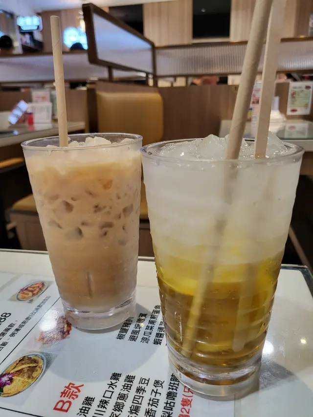 凍檸蜜、凍奶茶