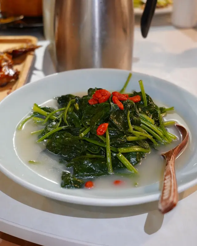 有機時令鮮蔬(魚湯)