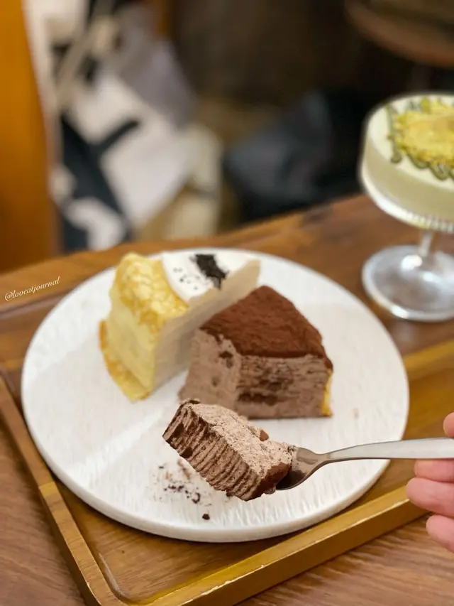 伯爵茶千層蛋糕 & 朱古力脆脆千層蛋糕 (each)