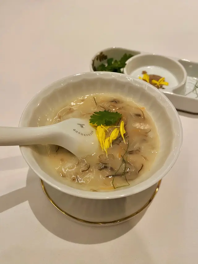 欖仁菊花黃魚羹