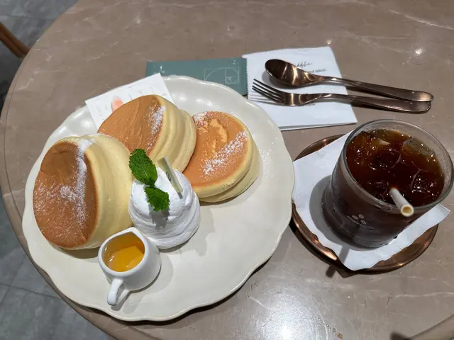 原味梳乎厘、凍美式咖啡