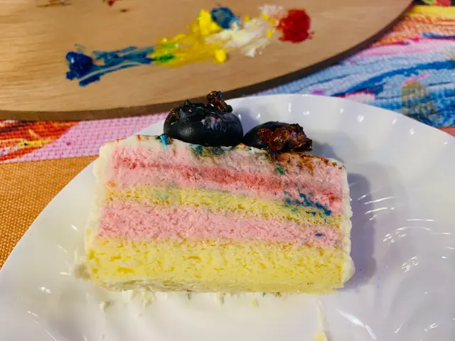 凡高「畫布」蛋糕所以嚟(是雪糕蛋糕,好好味)