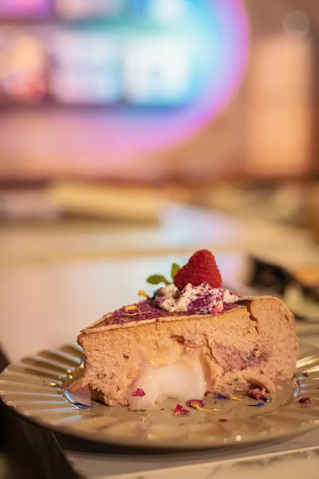 紫薯麻糬巴斯克蛋糕 