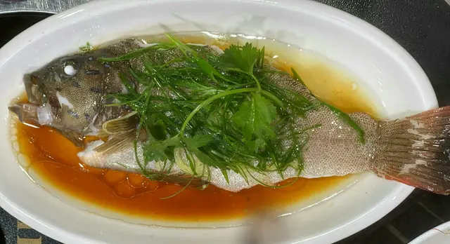 豉汁蒸海魚藍瓜子