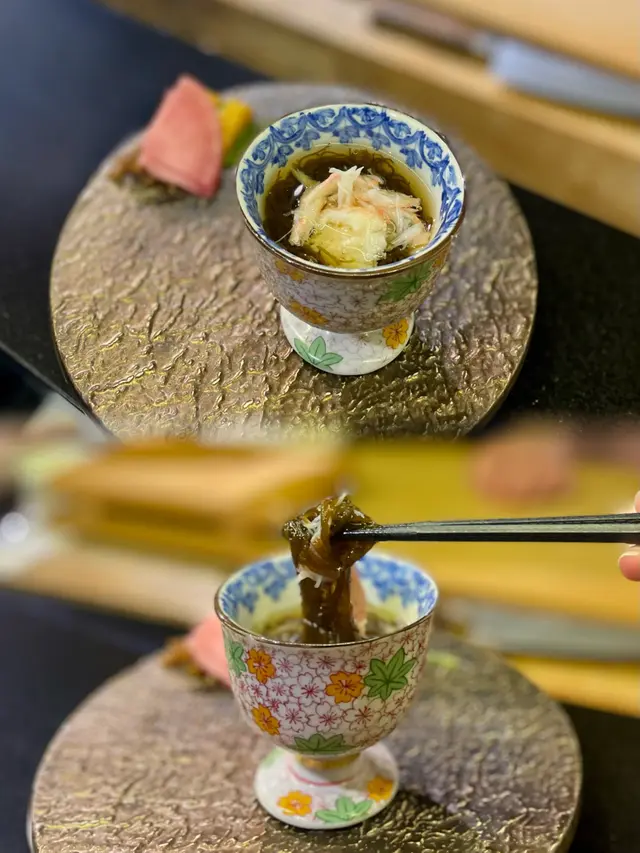 沖繩水雲配蟹肉