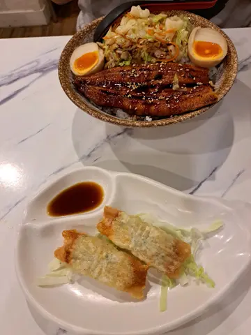 鳗鱼饭，煎饺子