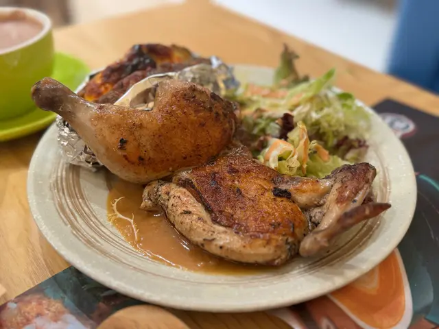 半份香草燒雞配芝士焗薯