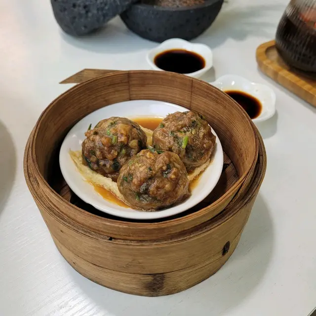 鮮竹蒸牛肉球