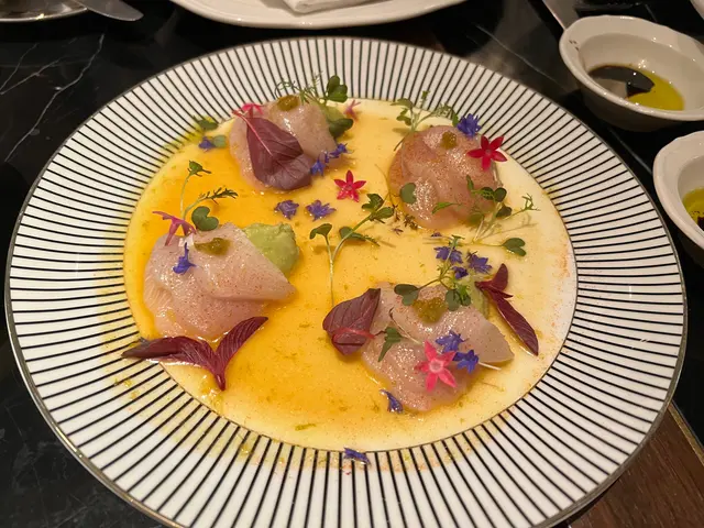 Mariated Yellow Tail Carpoccio