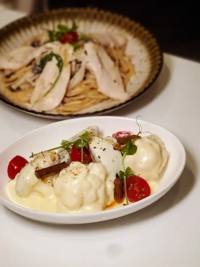 芝士忌廉燴雜菜