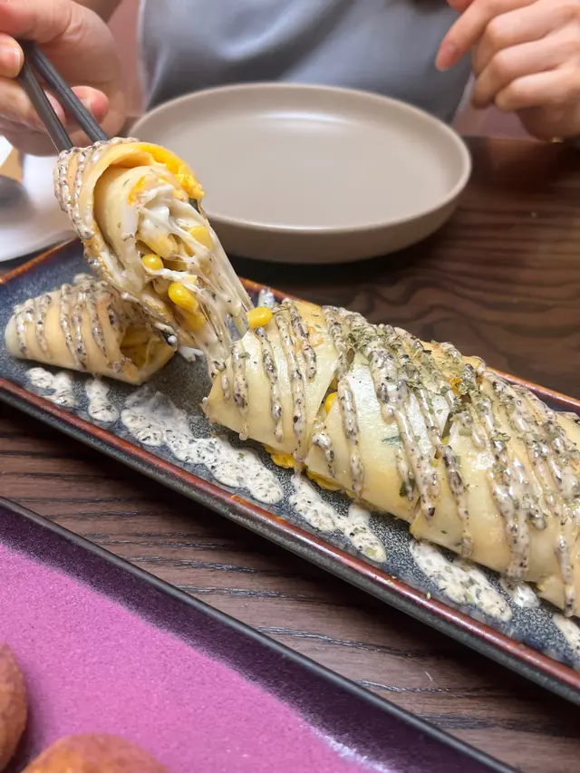 松露玉米起司蛋餅