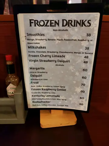 Drinks Menu #1 🍹🍹🍹