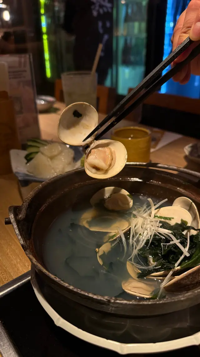 清酒煮蜆