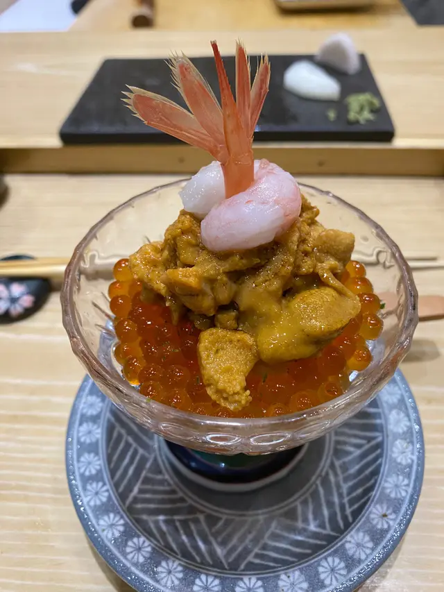 海膽新鮮,三文魚子醃得皓皓味 #海膽杯 #三文魚子 #海膽