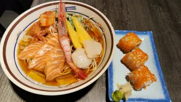 泡菜刺身盛冈冷面+加州卷（配饮品）