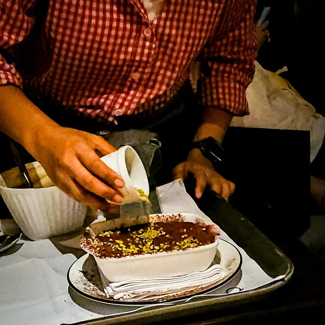 Tableside Tiramis with Bronte Pistachio 
