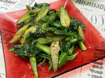 马拉盏炒芥兰