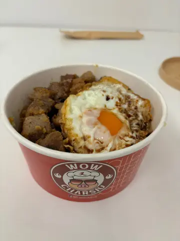爆蒜叉烧