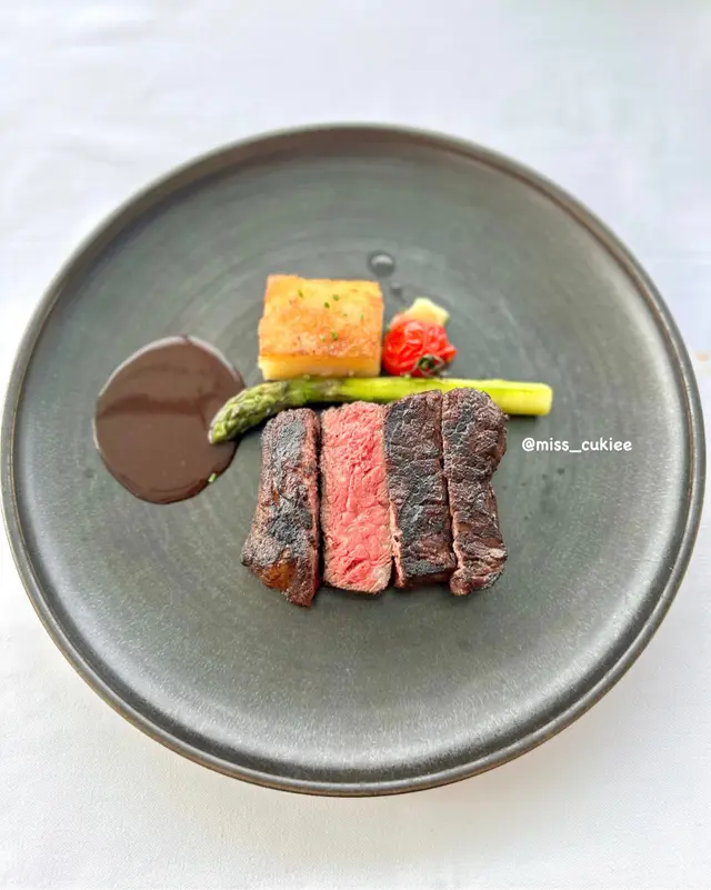 炭烤澳洲M5和牛肉眼配黑松露汁(6安士)