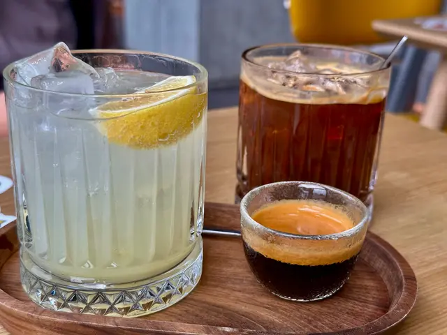 Espresso  tonic,  Lemon  tonic