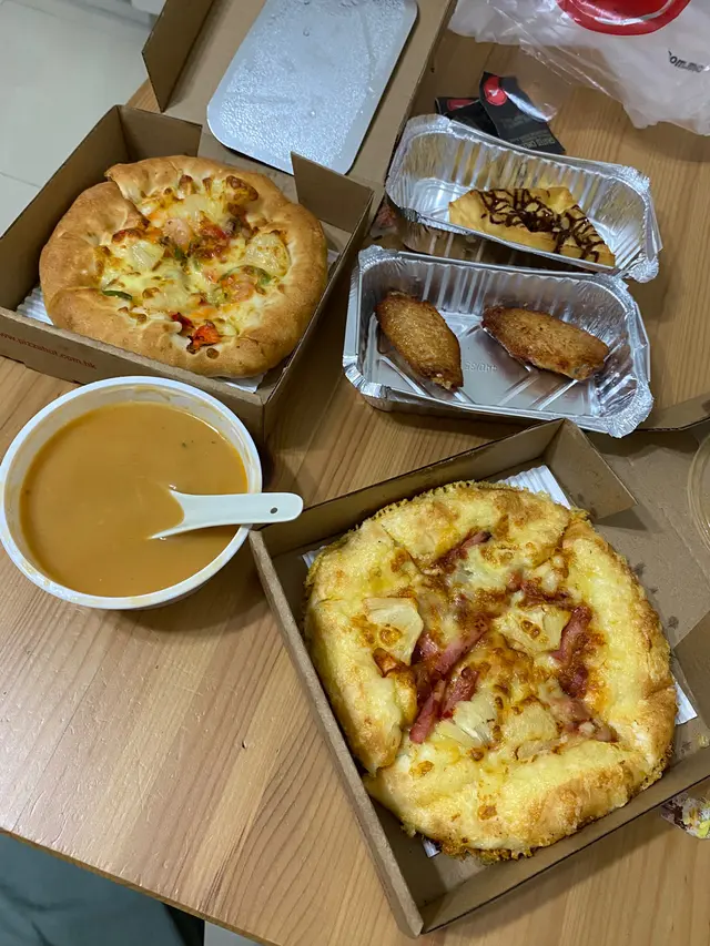 凍咗 #外賣 #pizza